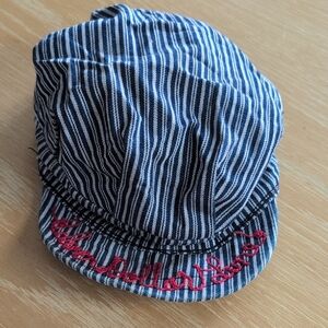Vintage Kids Train Conductor Hat Cap